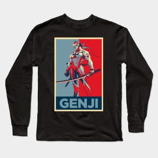 Genji Poster Long Sleeve T-Shirt